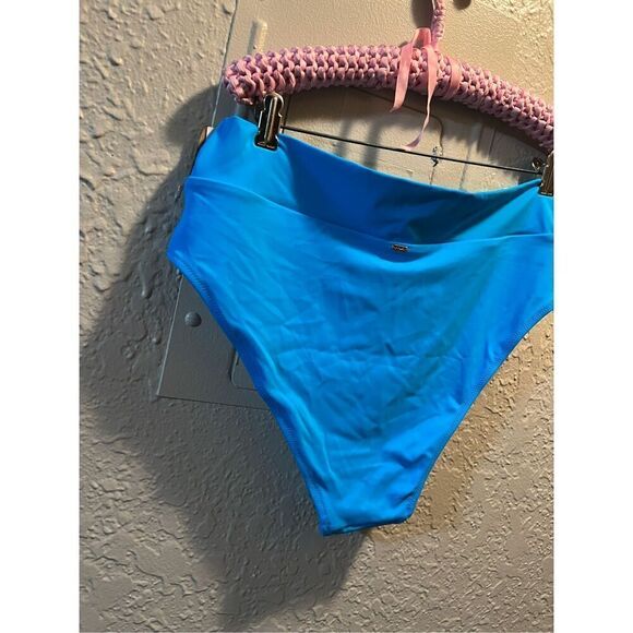 PINK Victorias Secret Blue V Crossover Bikini Bottom NEW Size XXL - Picture 9 of 14